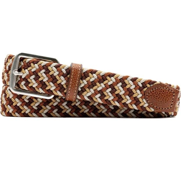 Newport Woven Italian Rayon Elastic Belt *Lodge*