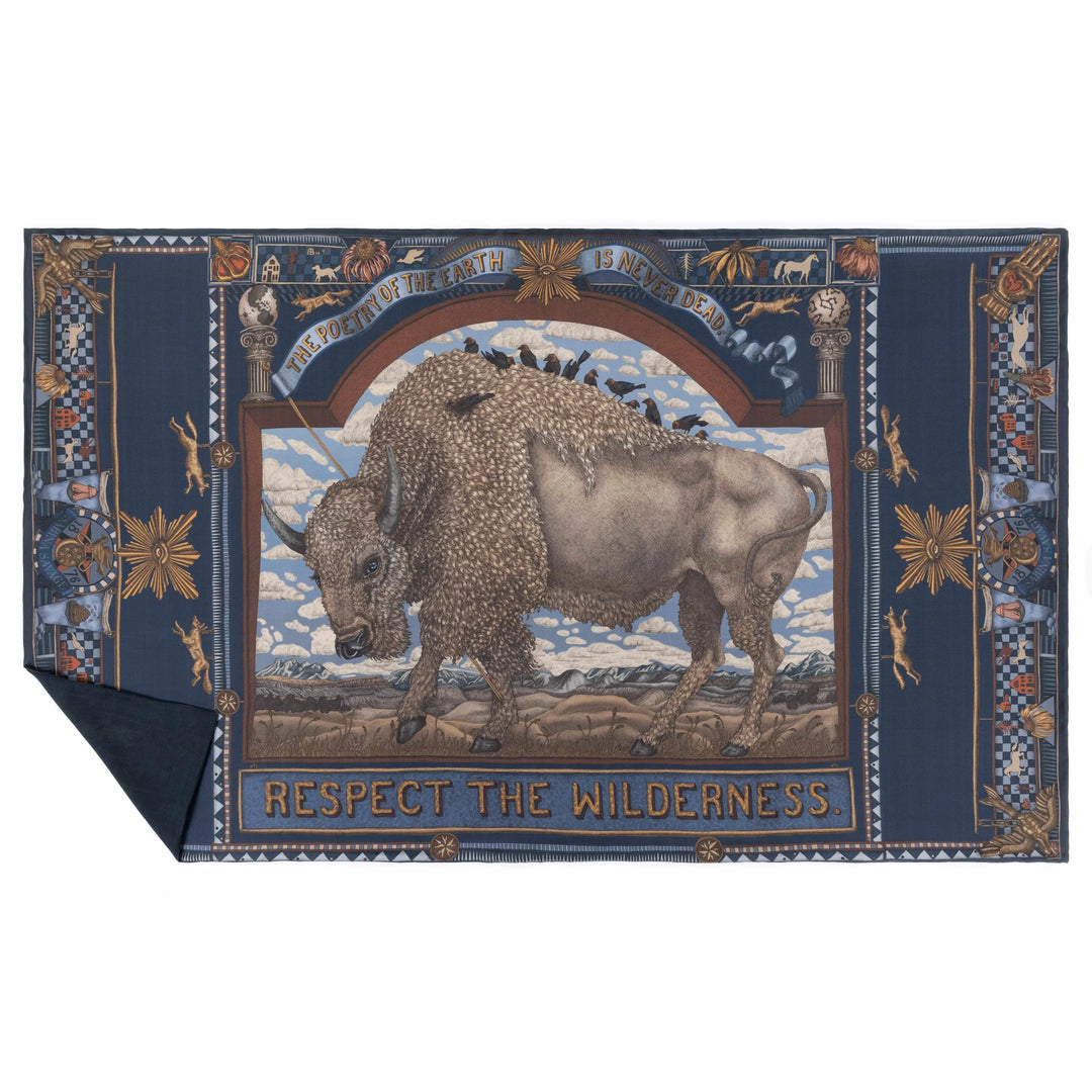 Sabina Savage Secrets of the Bison Cashmere Stole-Women's Accessories-Kevin's Fine Outdoor Gear & Apparel