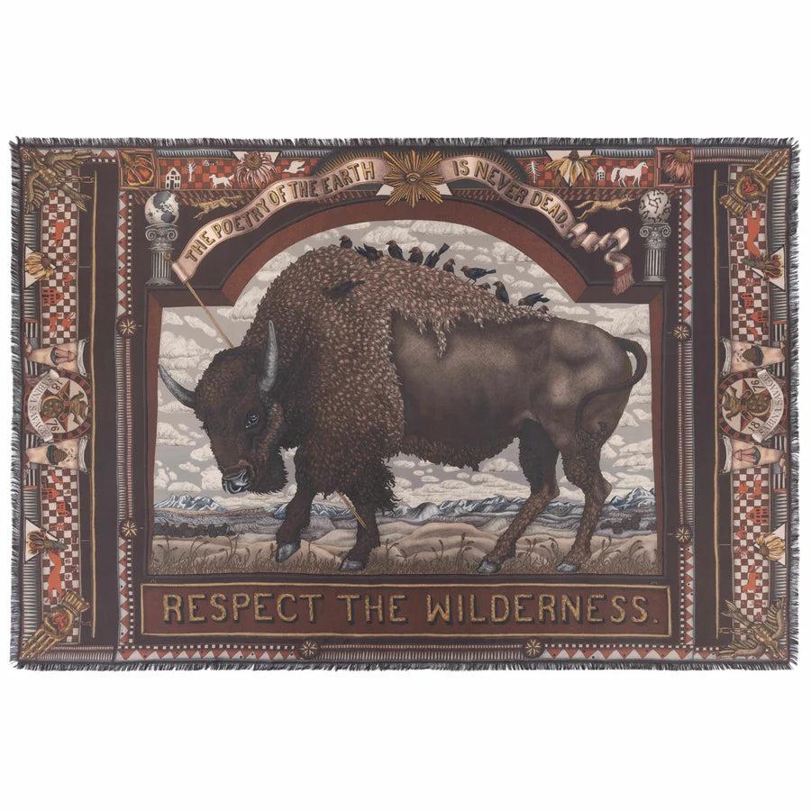 Sabina Savage Secrets of the Bison Silk 195cm Retangular Scarf-Women's Accessories-Sanguine/Silver-Kevin's Fine Outdoor Gear & Apparel