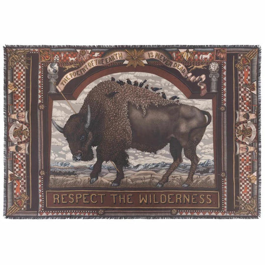 Sabina Savage Secrets of the Bison Silk 195cm Retangular Scarf-Women's Accessories-Sanguine/Silver-Kevin's Fine Outdoor Gear & Apparel
