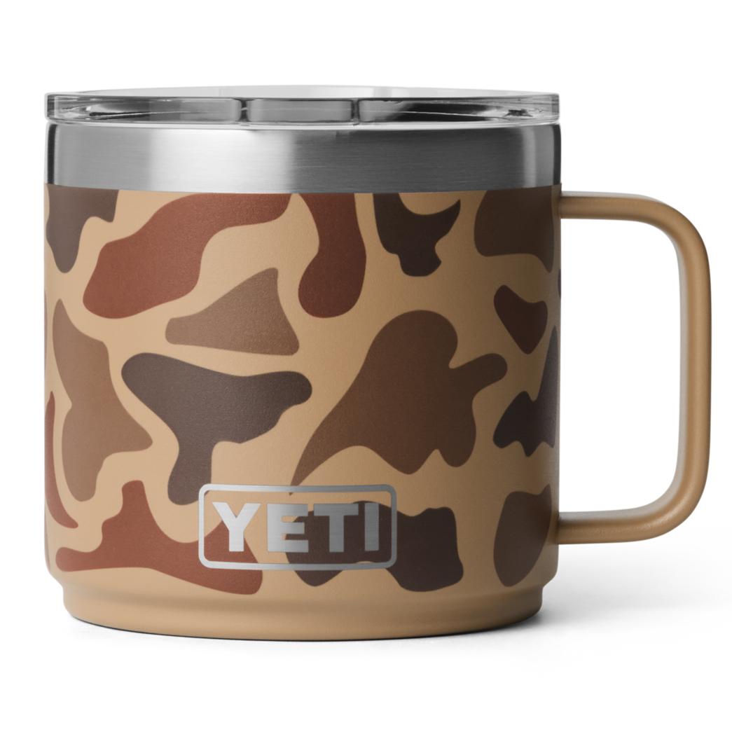 YETI Rambler 14 oz with Durasip Ceramic Lined Mug 2.0 with MagSlider Lid-Hunting/Outdoors-Wetlands Camo-Kevin's Fine Outdoor Gear & Apparel