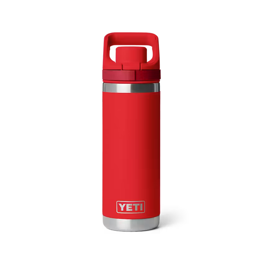 YETI 18 oz Rambler Water Bottle with Flip Chug Cap-Hunting/Outdoors-Rescue Red-Kevin's Fine Outdoor Gear & Apparel