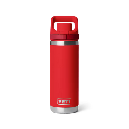 YETI 18 oz Rambler Water Bottle with Flip Chug Cap-Hunting/Outdoors-Rescue Red-Kevin's Fine Outdoor Gear & Apparel
