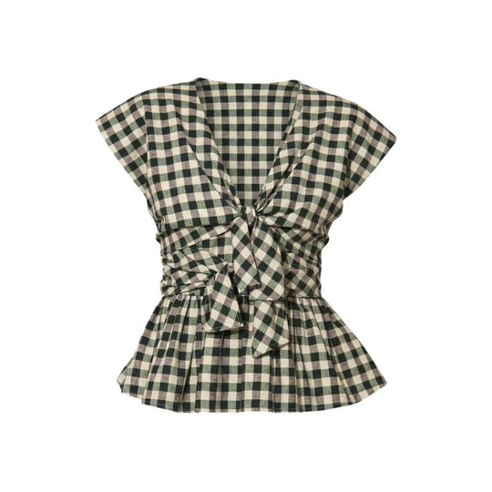 Hunter Bell Everly Top-Women's Clothing-Hamilton Check-2-Kevin's Fine Outdoor Gear & Apparel