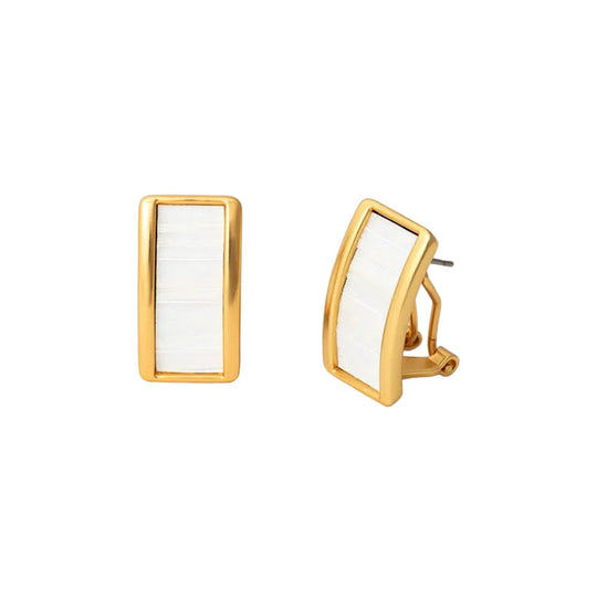 Brackish Smith Town Gold Stud Earring-Women's Accessories-Kevin's Fine Outdoor Gear & Apparel
