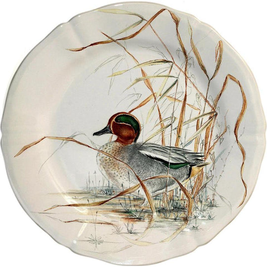 Sologne Game China - Salad/Dessert Plate-Home/Giftware-Duck-Kevin's Fine Outdoor Gear & Apparel