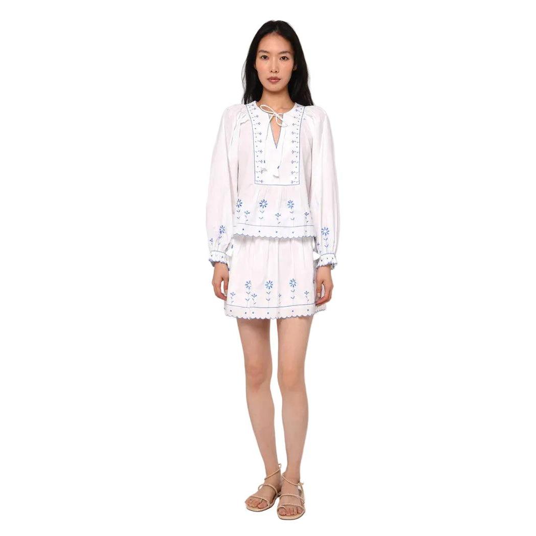 Love The Label Bessie Skirt-Women's Clothing-Margaret Embroidery-XS-Kevin's Fine Outdoor Gear & Apparel