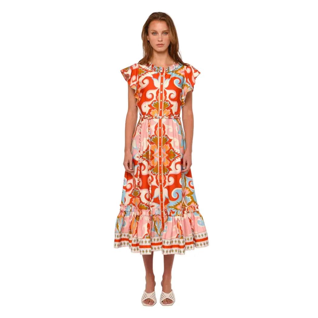 Love The Label Ella Midi Dress-Women's Clothing-Kevin's Fine Outdoor Gear & Apparel