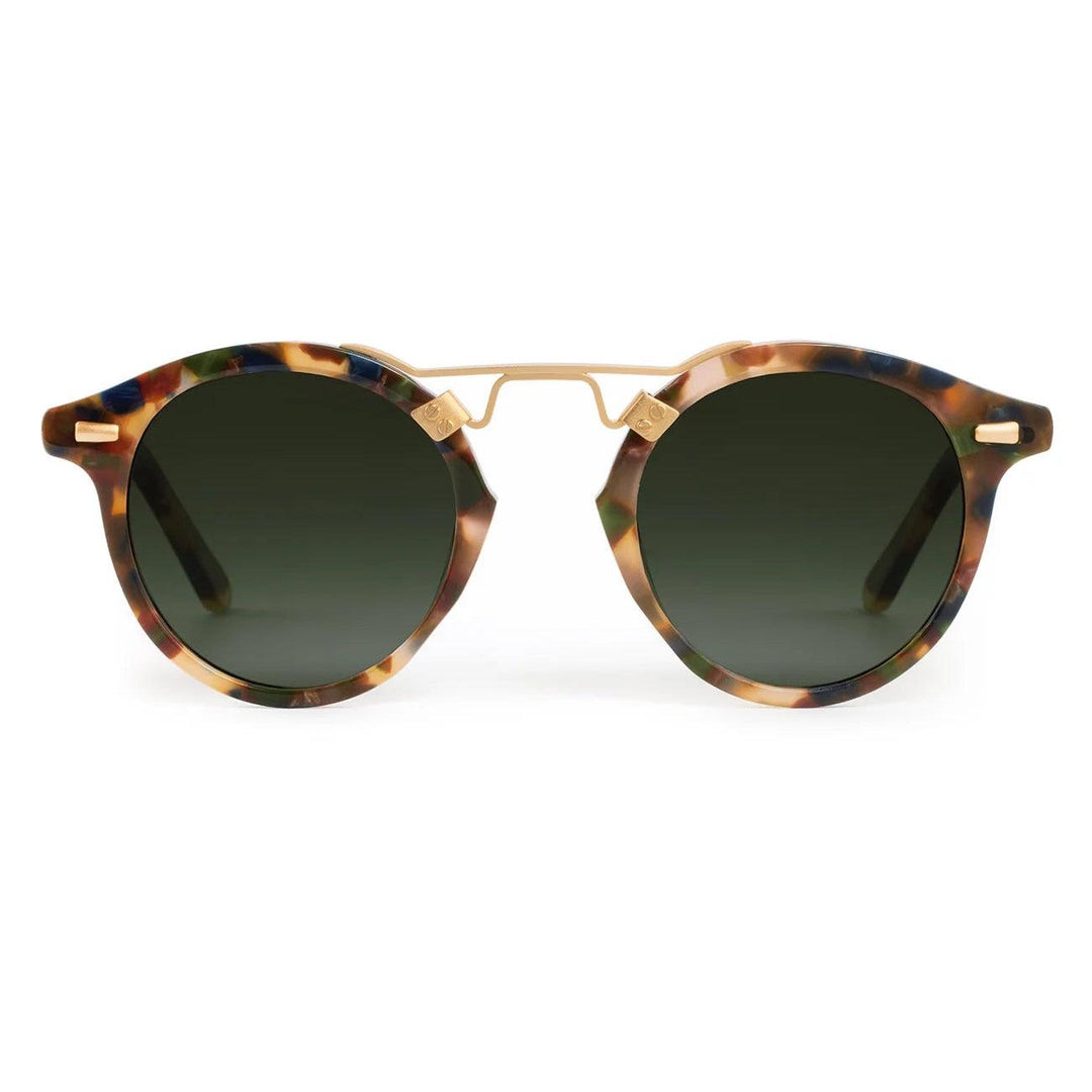 Krewe "ST. Louis" Sunglasses-Sunglasses-Tuscan Tortoise 18K Polarized-Green Gradient (P)-Kevin's Fine Outdoor Gear & Apparel