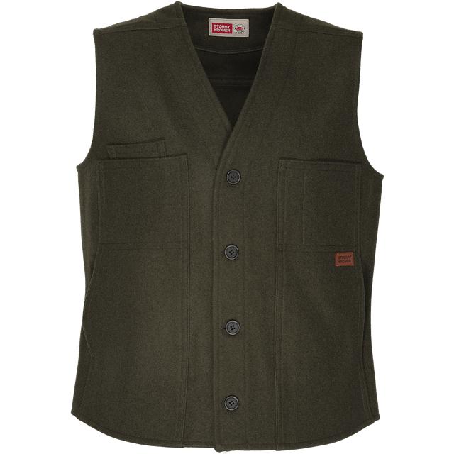 Stormy Kromer Button Vest-Men's Clothing-Olive-M-Kevin's Fine Outdoor Gear & Apparel