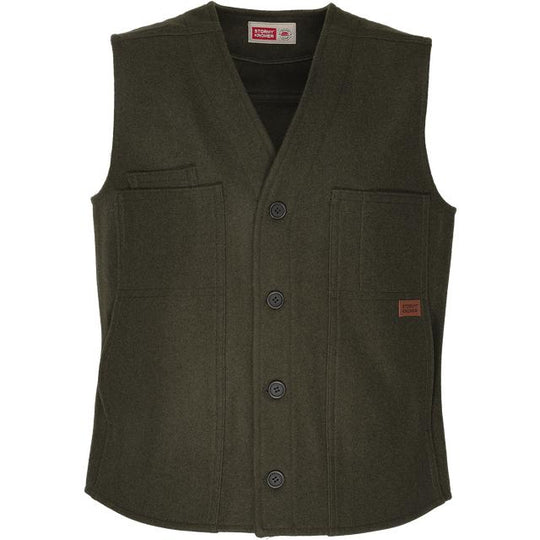 Stormy Kromer Button Vest-Men's Clothing-Olive-M-Kevin's Fine Outdoor Gear & Apparel