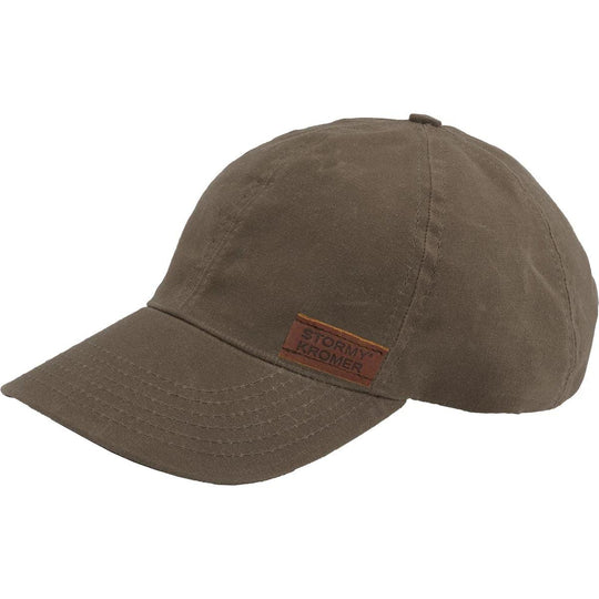 Stormy Kromer Waxed Cotton Adjustable Curveball Cap-Men's Accessories-Dark Oak-One Size-Kevin's Fine Outdoor Gear & Apparel