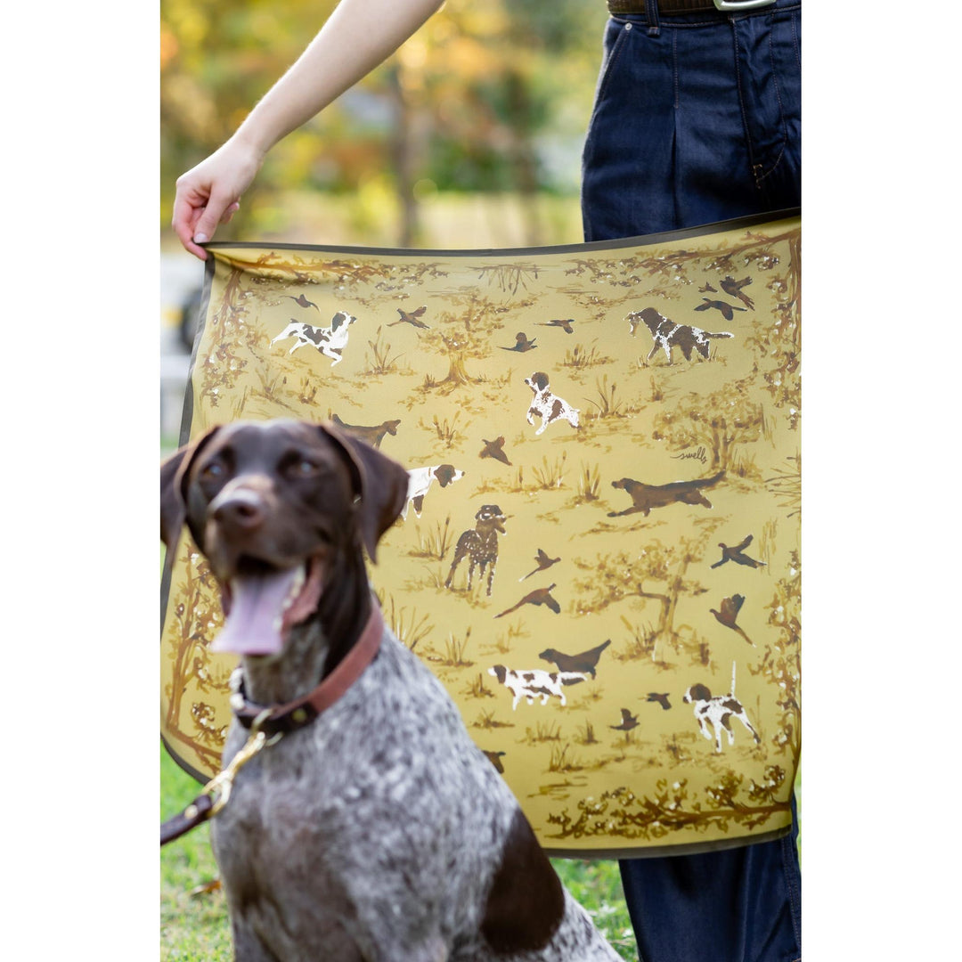Bird Dog Silk Scarf-Women's Accessories-Kevin's Fine Outdoor Gear & Apparel