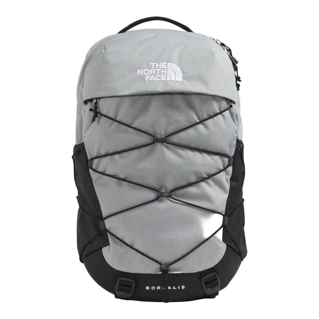 north face borealis backpack rabbit grey The Women's Commuter Laptop Backpack, TNF White Metallic Mlange/Mid Grey, One Size a rounded back panel The North Face Borealis Commuter