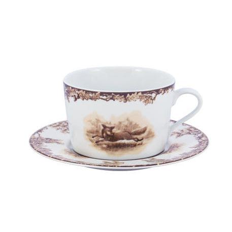 Fox Run 11 oz Cup and Saucer-Home/Giftware-Kevin's Fine Outdoor Gear & Apparel