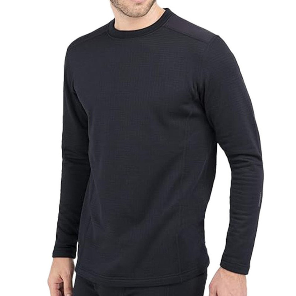 Terramar Men's Ecolator 3.0 Midweight Crew-Men's Clothing-Black-M-Kevin's Fine Outdoor Gear & Apparel