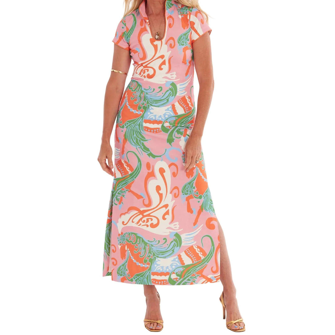 CK Bradley Women's Tarpon Dress-Women's Clothing-Nouveau Guava-XS-Kevin's Fine Outdoor Gear & Apparel