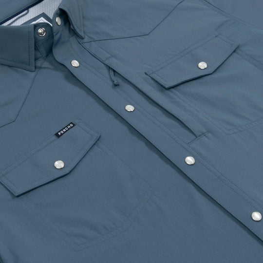 Poncho The Dogtooth Western Short Sleeve Shirt-Men's Clothing-Kevin's Fine Outdoor Gear & Apparel