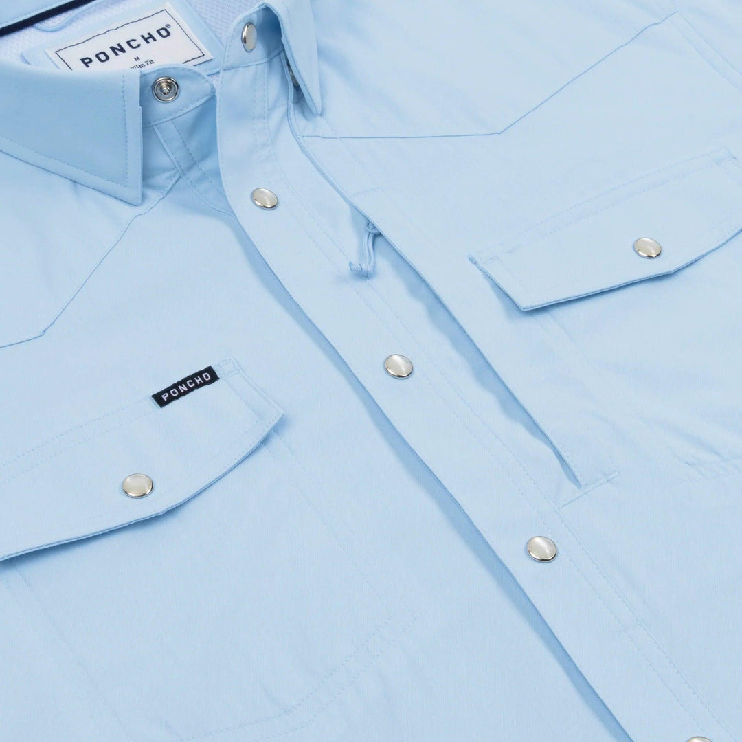 Poncho The Pedernales Western Short Sleeve Shirt-Men's Clothing-Kevin's Fine Outdoor Gear & Apparel