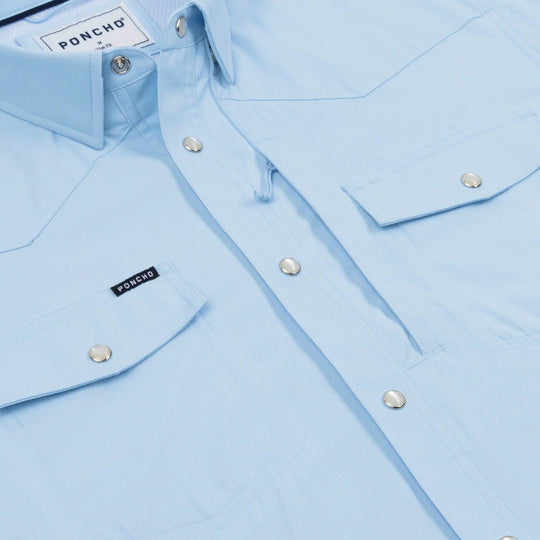 Poncho The Pedernales Western Short Sleeve Shirt-Men's Clothing-Kevin's Fine Outdoor Gear & Apparel