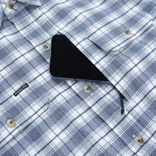 Poncho The Pagosa Original Long Sleeve Flannel-Men's Clothing-Kevin's Fine Outdoor Gear & Apparel