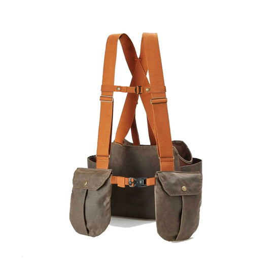 Tom Beckbe Waxed Strap Vest-Men's Clothing-Rye Brown-Standard-Kevin's Fine Outdoor Gear & Apparel