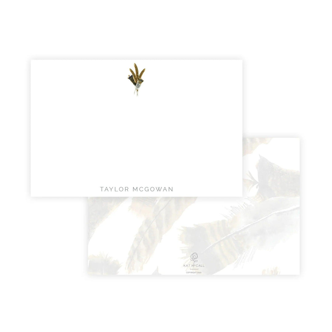 Kat McCall Note Cards-Home/Giftware-Turkey Feathers-Kevin's Fine Outdoor Gear & Apparel