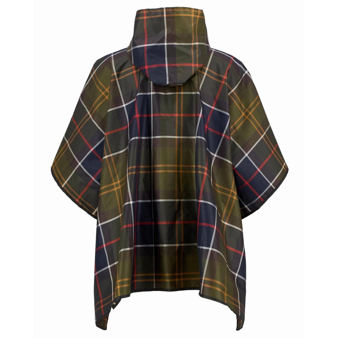 Barbour Tartan Showerproof Poncho-Women's Accessories-Kevin's Fine Outdoor Gear & Apparel