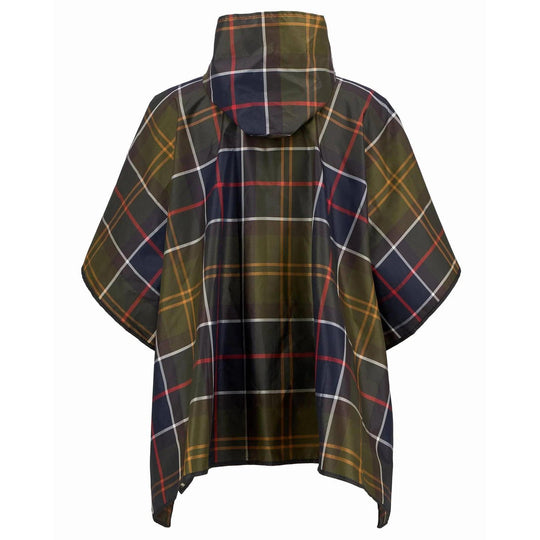 Barbour Tartan Showerproof Poncho-Women's Accessories-Kevin's Fine Outdoor Gear & Apparel