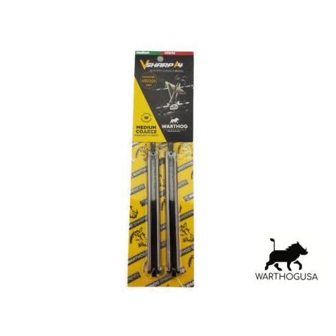 Warthog V-Sharp A4/Classic II Stones-Hunting/Outdoors-Medium/Coarse (600 Grit)/Fine (325 Grit)-Kevin's Fine Outdoor Gear & Apparel
