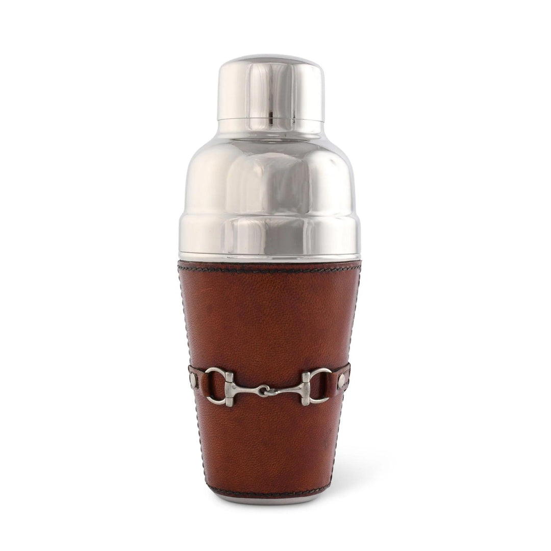 Premium Genuine Leather Equestrian Bit Cocktail Shaker-Home/Giftware-Kevin's Fine Outdoor Gear & Apparel