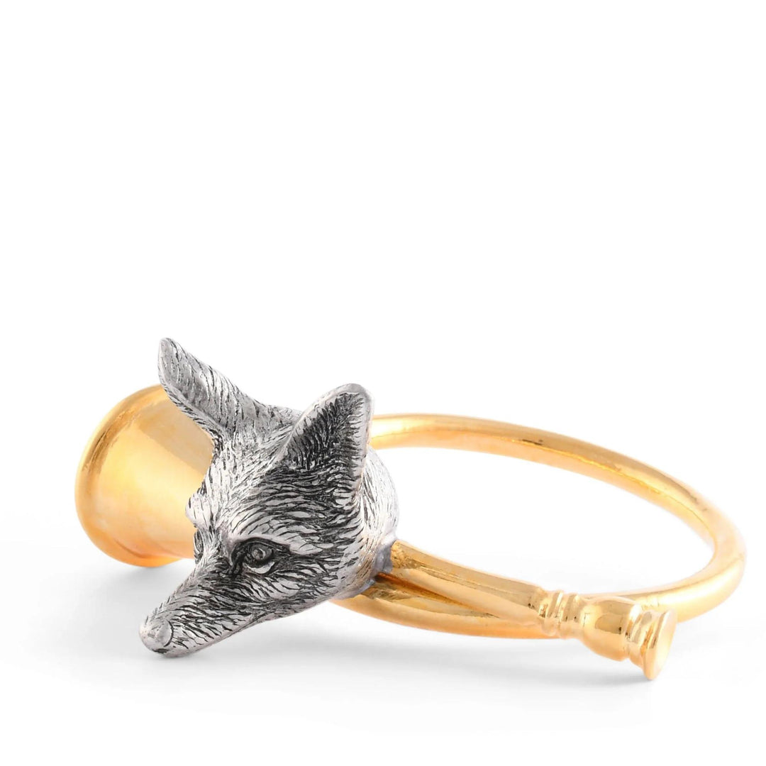 Golden Hunt Horn Napkin Ring-Home/Giftware-Kevin's Fine Outdoor Gear & Apparel