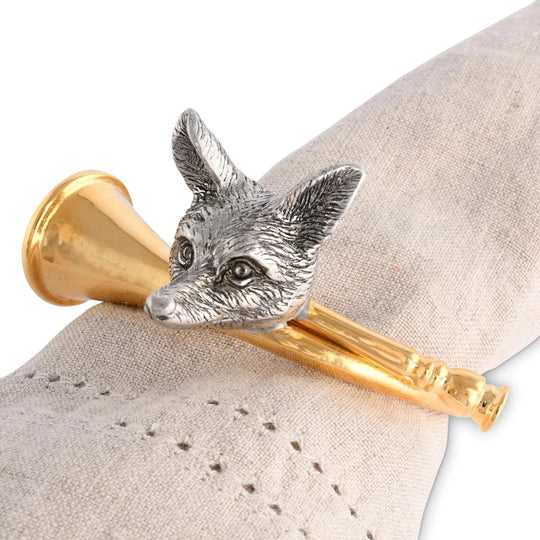 Golden Hunt Horn Napkin Ring-Home/Giftware-Kevin's Fine Outdoor Gear & Apparel