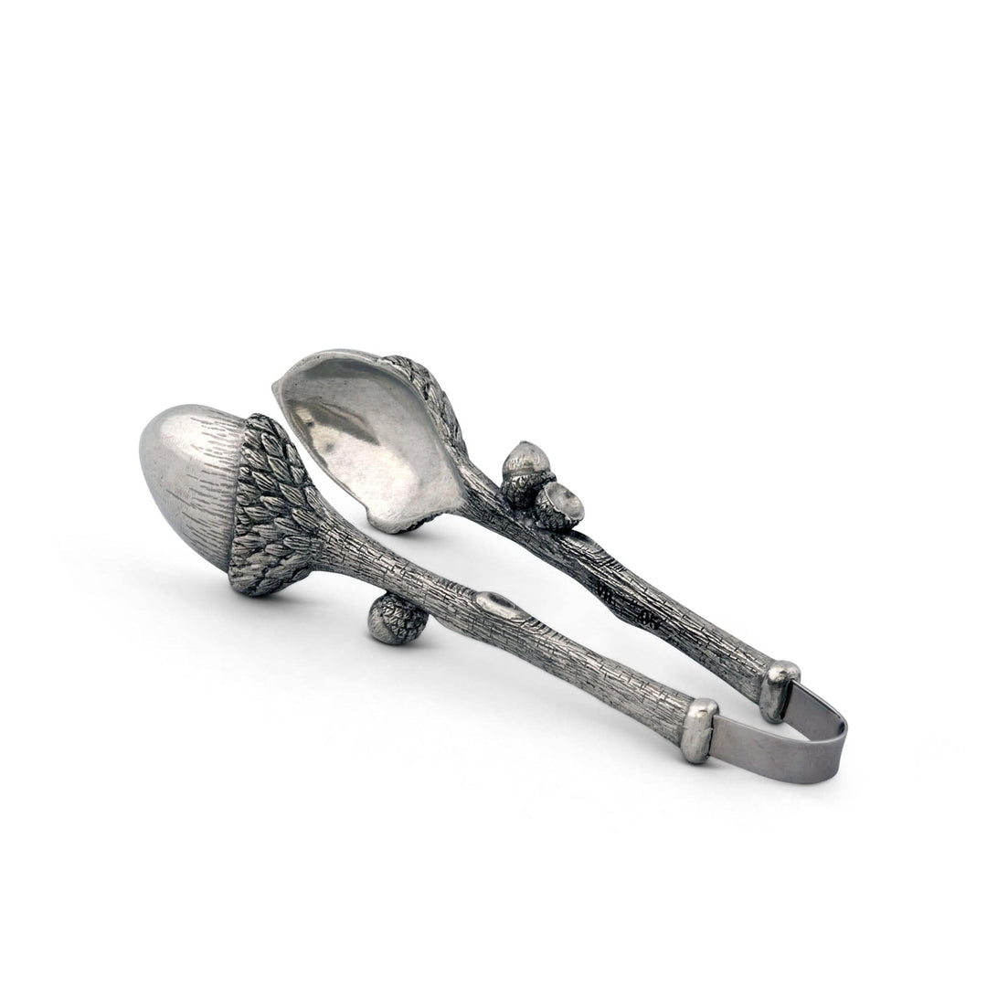 Pewter Acorn Pattern Nut/Sugar Tongs-Home/Giftware-Kevin's Fine Outdoor Gear & Apparel
