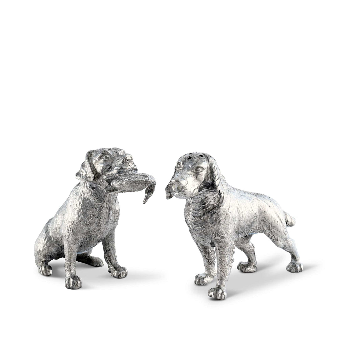 Pewter Hunting Dogs Salt & Pepper Set-Home/Giftware-Kevin's Fine Outdoor Gear & Apparel