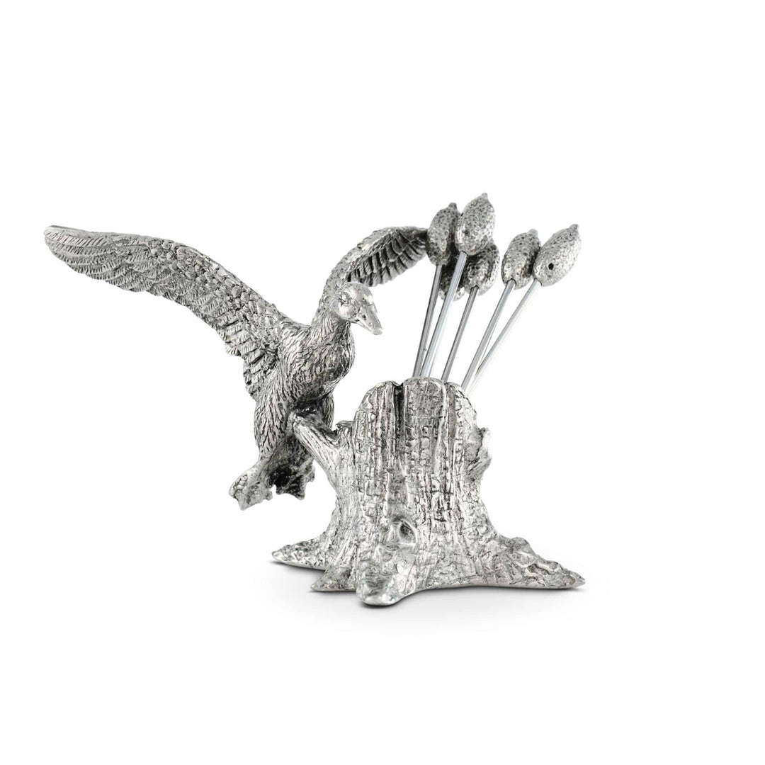 Pewter Mallard Duck Cheese Pick Set-Home/Giftware-Kevin's Fine Outdoor Gear & Apparel