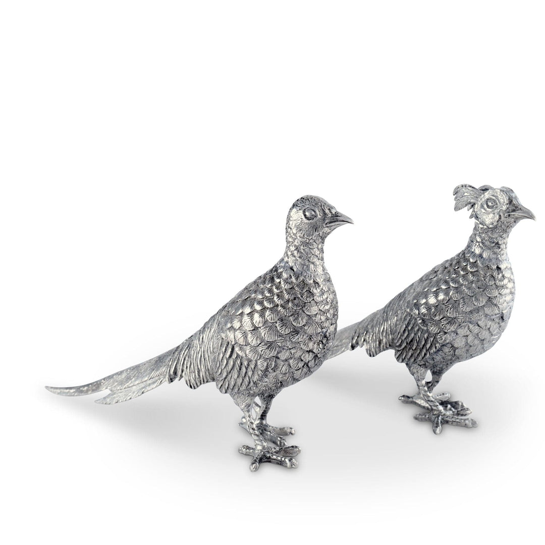 Pewter Pheasant Statuettes-Home/Giftware-Kevin's Fine Outdoor Gear & Apparel