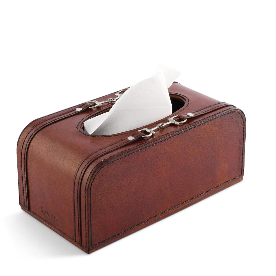 Premium Genuine Leather Bit Tissue Box-Home/Giftware-Kevin's Fine Outdoor Gear & Apparel