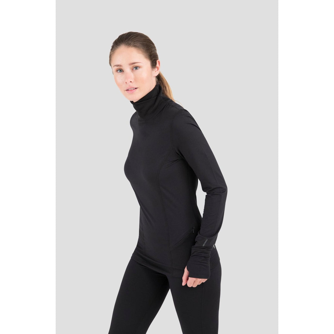 Terramar 2.0 Women's Cloud Nine Midweight Performance Thermal Turtleneck-Women's Clothing-Black-XS-Kevin's Fine Outdoor Gear & Apparel