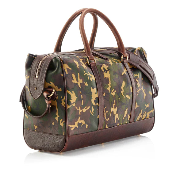 Wanderlust Leather Weekender-Home/Giftware-Tan Camo-Kevin's Fine Outdoor Gear & Apparel