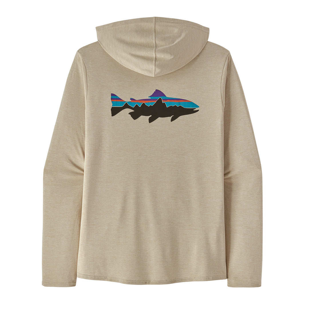Patagonia Men's Capilene Cool Daily Graphic Hoody-Men's Accessories-Fitz Roy Trout: Pumice X-Dye-S-Kevin's Fine Outdoor Gear & Apparel