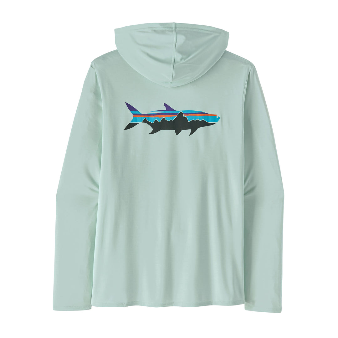 Patagonia Men's Capilene Cool Daily Graphic Hoody-Men's Accessories-Fitz Roy Tarpon: Wispy Green X-Dye-S-Kevin's Fine Outdoor Gear & Apparel