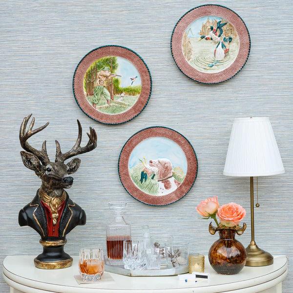 Vietri Wildlife Wall Plate-Home/Giftware-Kevin's Fine Outdoor Gear & Apparel