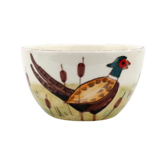 Vietri Wildlife Cereal Bowl-Lifestyle-Pheasant-Kevin's Fine Outdoor Gear & Apparel