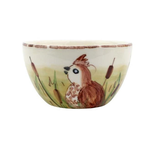 Vietri Wildlife Cereal Bowl-Lifestyle-Quail-Kevin's Fine Outdoor Gear & Apparel
