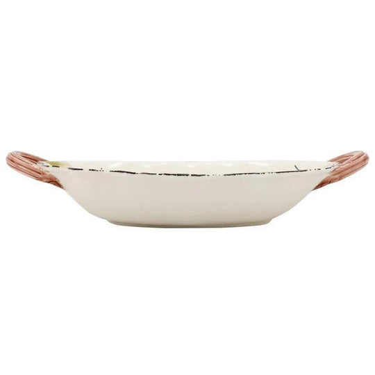 Vietri Wildlife Hunting Dog Handled Oval Bowl-Home/Giftware-Kevin's Fine Outdoor Gear & Apparel