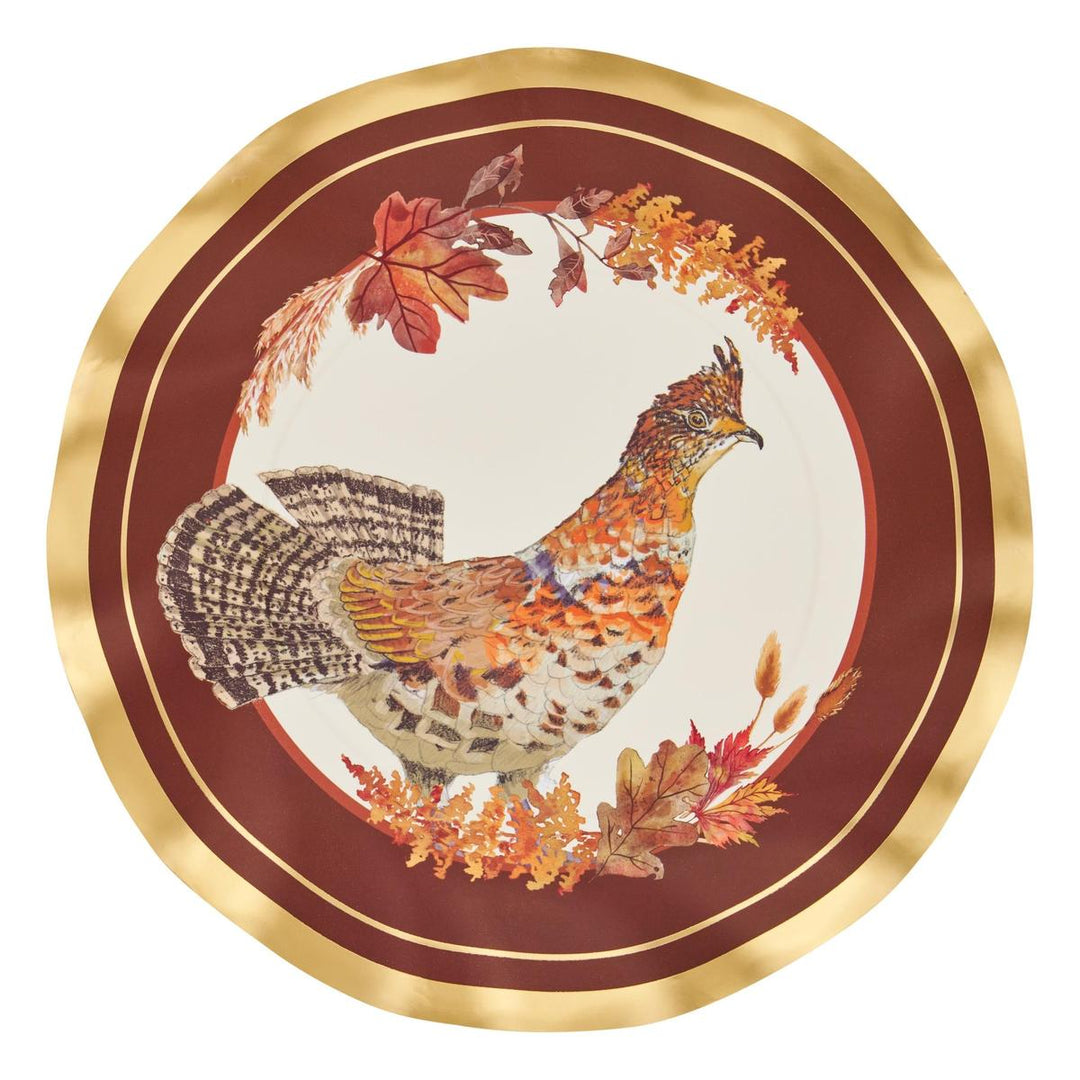 Sophistiplate Woodland Harvest Wavy Salad Plates-Home/Giftware-Kevin's Fine Outdoor Gear & Apparel