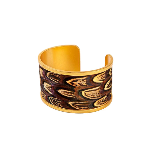 Brackish Walker Pheasant Wide Cuff Bracelets-Jewelry-Kevin's Fine Outdoor Gear & Apparel