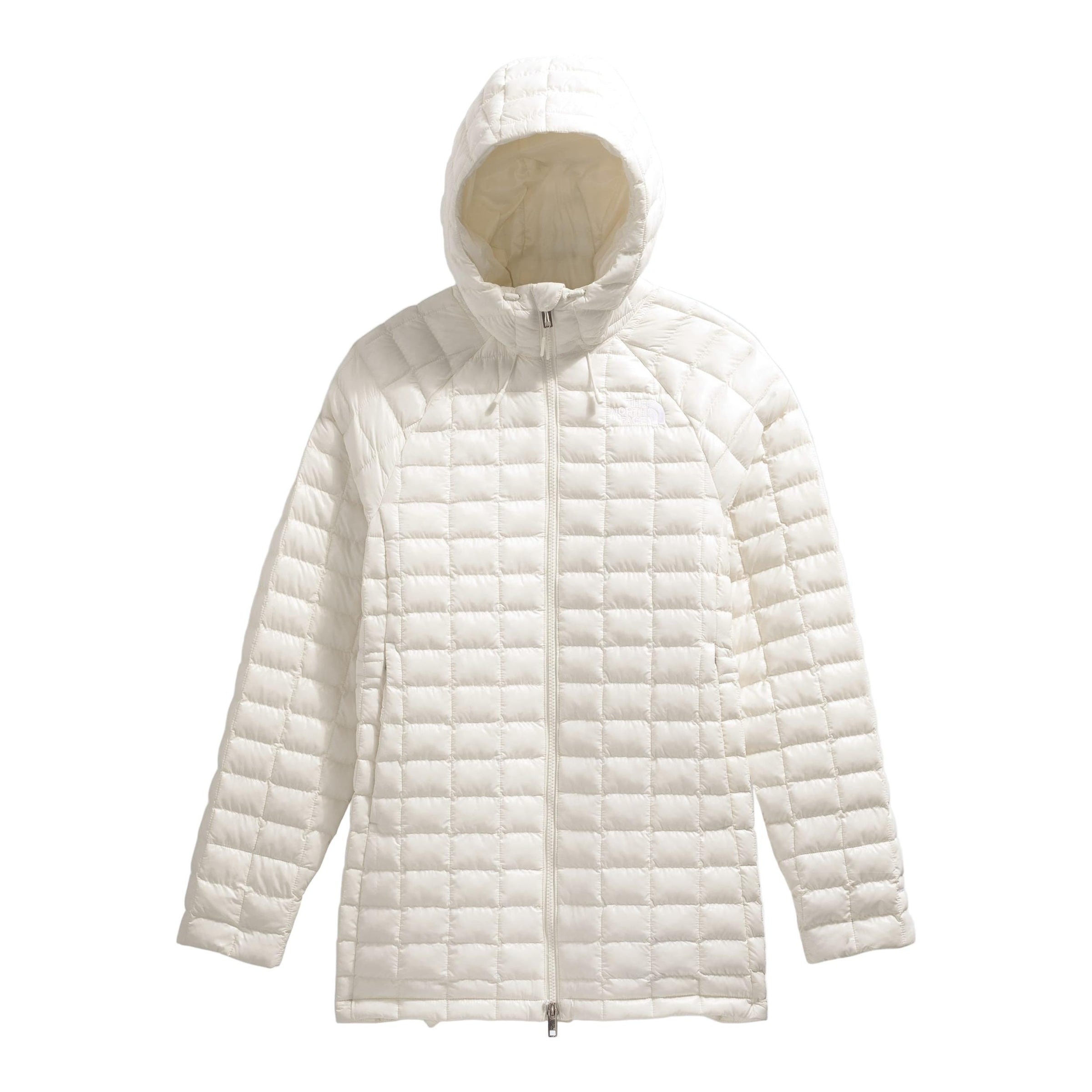 The North Face Women's ThermoBall Hooded Parka-Women's Clothing-White Dune-XS-Kevin's Fine Outdoor Gear & Apparel