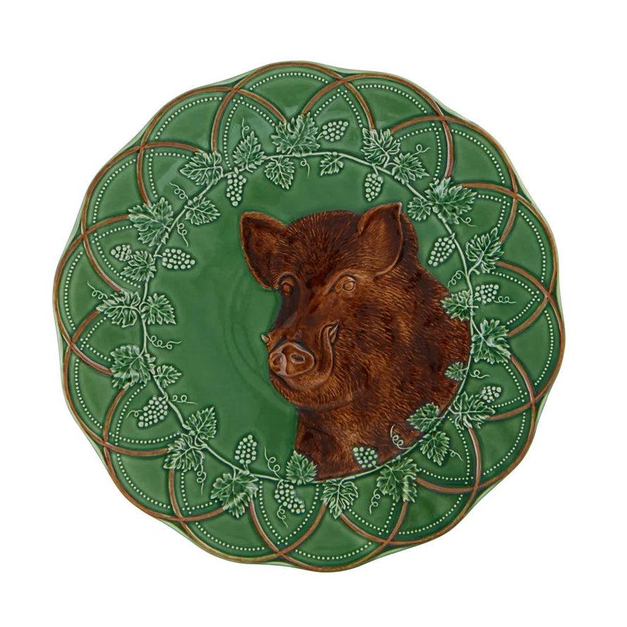 Bordallo Boar Platter-Home/Giftware-Green/Brown Boar-Kevin's Fine Outdoor Gear & Apparel